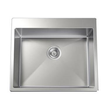 Nirali Eden Kitchen Sink in Stainless Steel 304 Grade + PVC Plumbing Connector - peelOrange.com