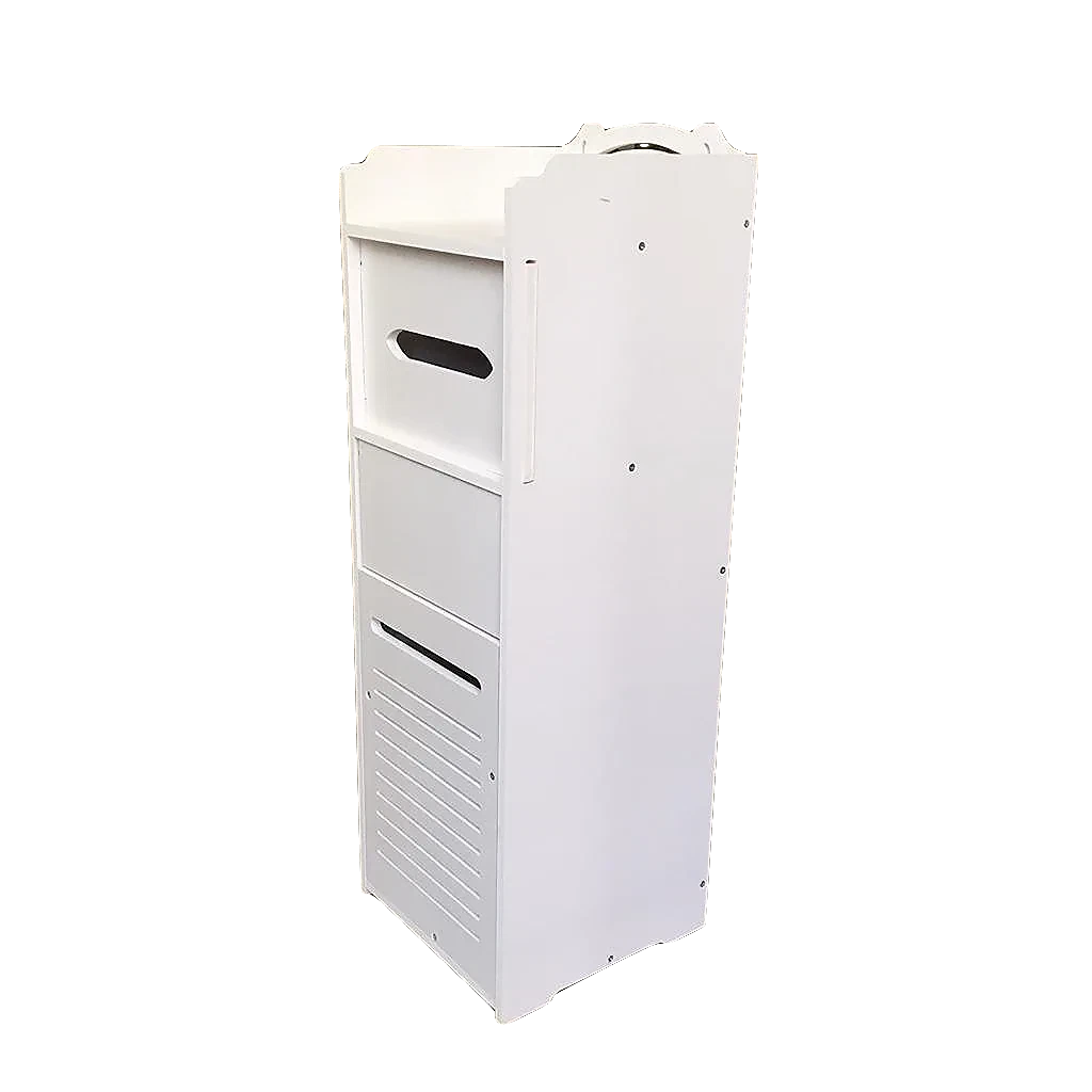 Modern Bathroom 3 FT Furniture PVC Board Bathroom Storage Cabinet with Drawers By Miza