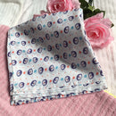 Penguin Random Printed Muslin Baby Swaddle Blanket By MM - 1 Pc