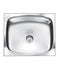 Nirali Grace plain Stainless Steel Single Bowl Kitchen Sink in 304 Grade + PVC Plumbing Connector - peelOrange.com