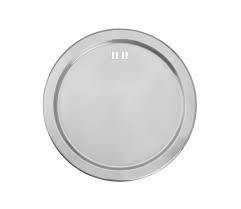 Nirali Rois Round Sink In Stainless Steel in 304 Grade With Lid + PVC Plumbing Connector - peelOrange.com