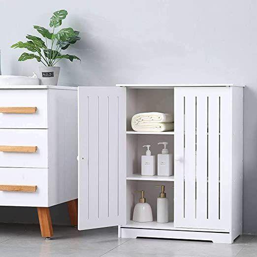 Bathroom PVC Freestanding Storage Unit Cabinet By Glitzz - peelOrange.com
