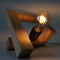 Wooden Stylish Geometric Lamp By Miza