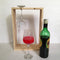 Personalised Wine/Bear Bottle Caddy And Glass Holder ( With Complementary Coaster ) By Miza