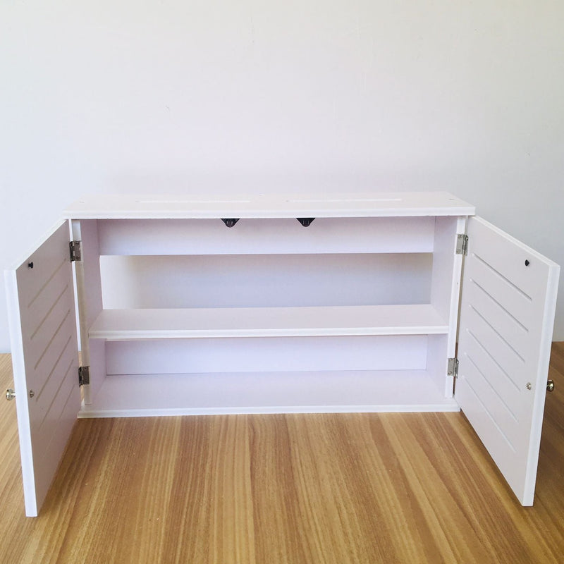 Thoughtfully Designed PVC TV/Wifi Unit/Storage By Miza