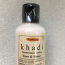 Khadi India Rose and Honey Lotion/Moisturizer With Sheabutter (210ml)