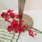 Artificial Fruit Red Berries For Christmas Decoration (83 cm Tall,1 Stick)