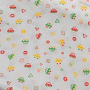 Mini Car Random Printed Muslin Swaddle Blanket For Baby By MM - 1 Pc