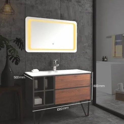 Barcelona & Deck Floor Standing Storage Vanity By TGF