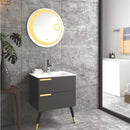 Frame Modern 2 Leg With Wall Mounted Vanity By TGF