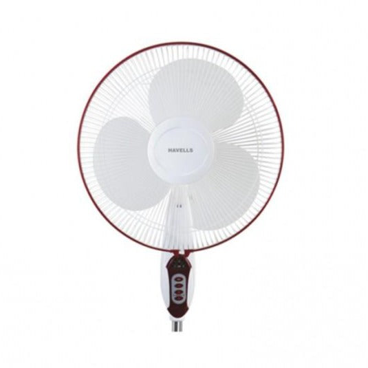 Havells Sprint LED With Remote Pedestal High Speed 400 mm Fan (Wine Red) - 1 PC