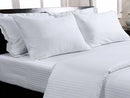 Satin Stripe Bed Linen Set with Two Pillow Covers In 200Tc & 300Tc