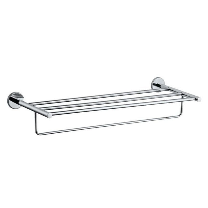 Jaquar Bathroom Accessories Continental Towel Rack With & Without Lower Hangers In Stainless Steel
