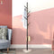 Nordic Style Tree Shaped Coat Stand With Wooden Base With 8 Hangers