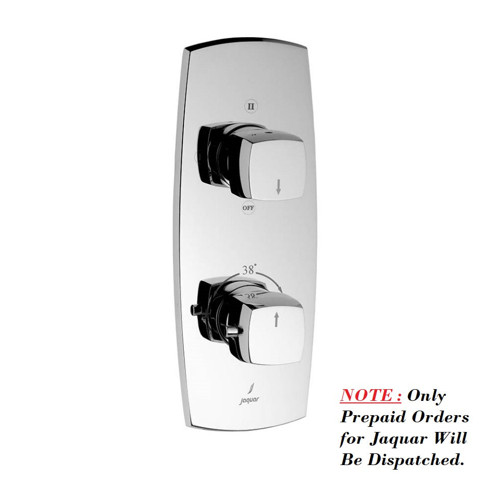 Jaquar Arc Single Lever Aquamax Exposed Part Kit Of Thermostatic Shower Mixer With 3 Way Diverter In Brass ( CODE : ARC-87683K )