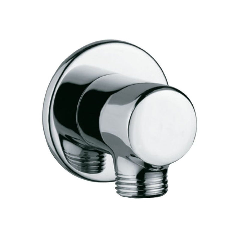 Jaquar Wall Outlet Square & Round Hand Shape Shower Pipe & Flange - Chrome