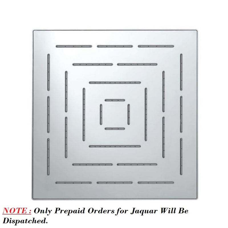 Jaquar Square Shape Single Flow Maze Overhead Rain Shower - Chrome