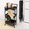 Movable 3 Tiers Home Kitchen Organizer Rolling Storage Shelf Trolley Cart Rack - peelOrange.com
