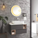 Optra & Zara Butter Nut Dark Brown Vanity For Bathroom By TGF