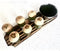 Pine Wood Snack Service Dish with Shot Glasses & Bowl MK
