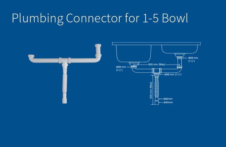Nirali Flexible Plumbing Connector ( For One & Half Bowl ) - peelOrange.com