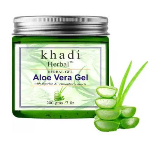 Khadi Natural Herbal Aloe Vera Beauty Gel for Face,Skin & Hair-200Gm