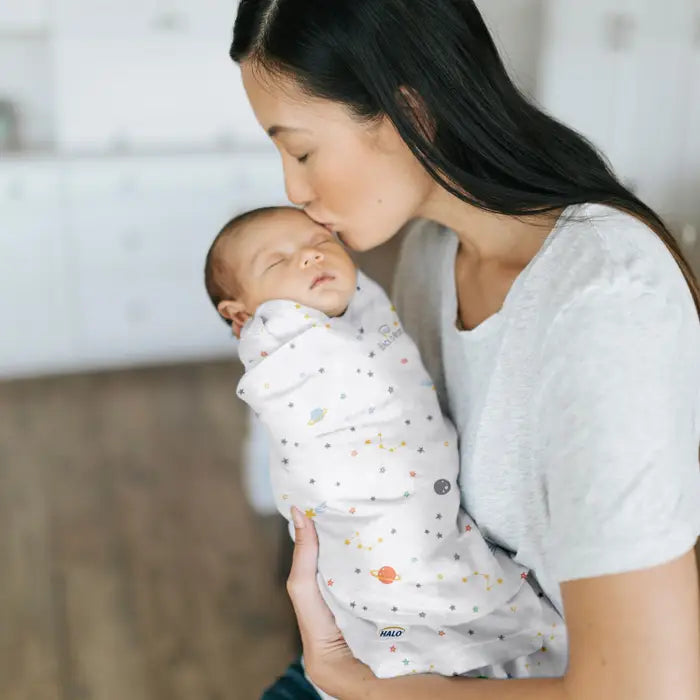 Space Plane Random Printed Muslin Swaddle Blanket For Baby By MM - 1 Pc