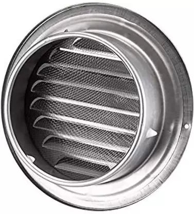 Vent Stainless Steel Cowl Cover Avoid Birds Entering For Bathroom/Office/Kitchen Ventilation/Exhaust Fan By Wadbros