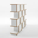 Book Shelf In Zig Zag Shape By Miza