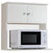 Microwave Cabinet Cupboard Wall Hanging Organizer Kitchen Essentials By Miza