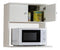 Microwave Cabinet Cupboard Wall Hanging Organizer Kitchen Essentials By Miza