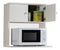 Microwave cabinet Cupboard Wall Hanging Organizer Kitchen Essentials By Miza