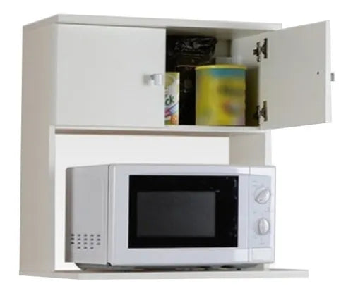 Microwave Cabinet Cupboard Wall Hanging Organizer Kitchen Essentials By Miza